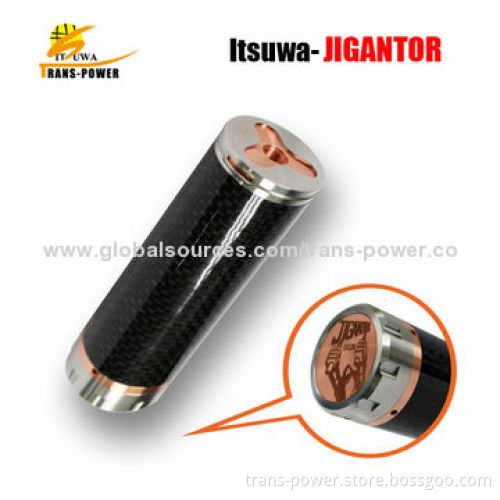 Itsuwa Jigantor 4,000mAh magnetic bottom button carbon fiber mechanical vapor mod